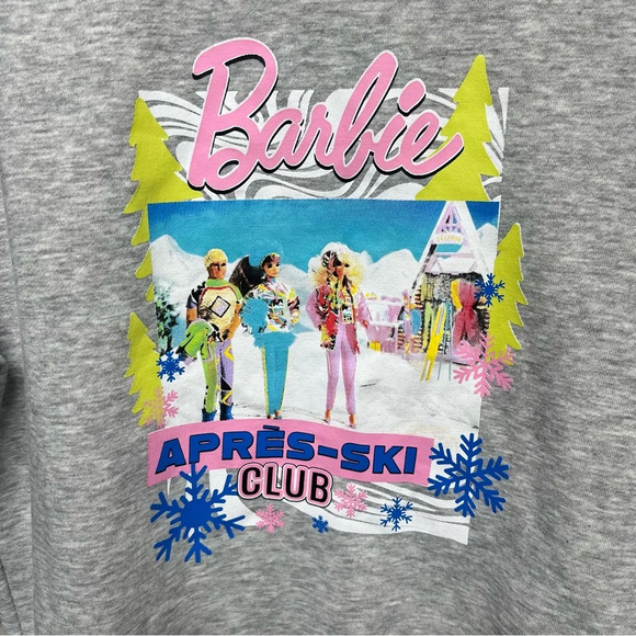 Ski Fun BARBIE Apres-Ski Club Retro Sweatshirt Midge Ken New Wave 80s Style Xl - Picture 2 of 4